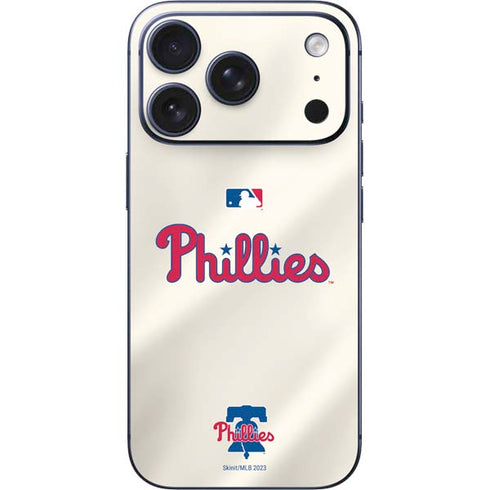 MLB Philadelphia Phillies Road Jersey iPhone 17 Pro Skin